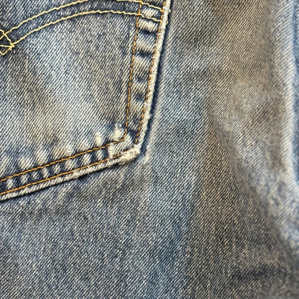 Levi's 505 Mens W36 L32‎ Straight Fit Jeans Blue Denim Casual Pants